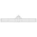 hønsegård 10x2x2 m galvaniseret stål
