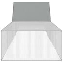 hønsegård 10x2x2 m galvaniseret stål