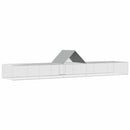 hønsegård 10x2x2 m galvaniseret stål