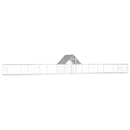 hønsegård 14x2x2 m galvaniseret stål