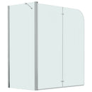 foldbar brusevæg 120x68x130 cm sikkerhedsglas