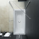 foldbar brusevæg 120x68x130 cm sikkerhedsglas