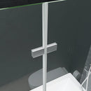 foldbar brusevæg 120x68x130 cm sikkerhedsglas