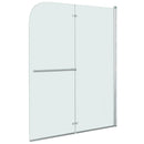 foldbar brusekabine 2 paneler ESG 120x140 cm
