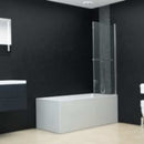 foldbar brusekabine 2 paneler ESG 95x140 cm