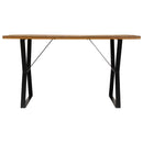 spisebord 140x80x76 cm massivt genbrugstræ