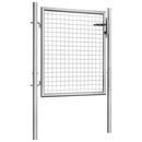 havelåge galvaniseret stål 105x75 cm sølv