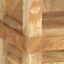 bogreol massivt mangotræ 50 x 30 x 180 cm