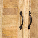 bogreol massivt mangotræ 50 x 30 x 180 cm