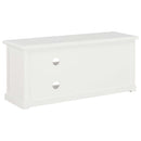 tv-bord 90x30x40 cm træ hvid