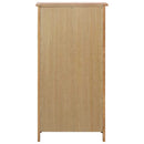 skoskab 76x37x105 cm massivt egetræ