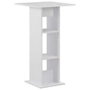 barbord 60x60x110 cm hvid