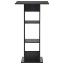 barbord 60x60x110 cm sort