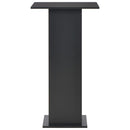 barbord 60x60x110 cm sort