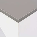 barbord med flytbar hylde 138x39x110 cm hvid