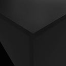 barbord med skab 115x59x200 cm sort