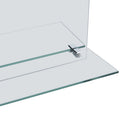 vægspejl med hylde 50x70 cm hærdet glas