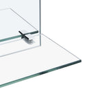 vægspejl med hylde 50x70 cm hærdet glas