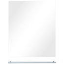 vægspejl med hylde 50 x 60 cm hærdet glas