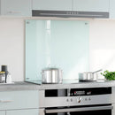 stænkplade 70x60 cm hærdet glas mælkeagtig