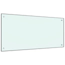 stænkplade 120x60 cm hærdet glas mælkeagtig
