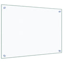 stænkplade 70x50 cm hærdet glas gennemsigtig