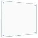 stænkplade 70x60 cm hærdet glas gennemsigtig