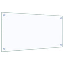 stænkplade 80x40 cm hærdet glas gennemsigtig