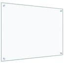 stænkplade 80x60 cm hærdet glas gennemsigtig