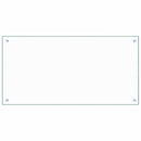 stænkplade 100x50 cm hærdet glas gennemsigtig