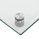 stænkplade 100x50 cm hærdet glas gennemsigtig
