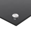 stænkplade 70x60 cm hærdet glas sort