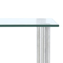 køkkenreol 45x16x26 cm hærdet glas transparent