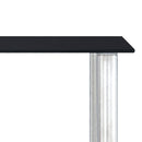 køkkenreol 45x16x26 cm hærdet glas sort