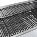 elektrisk grill med rotisserie rustfrit stål
