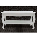 sofabord 2 niveauer MDF hvid