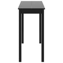 barbord 115x55x107 cm MDF sort
