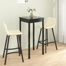 barbord 55x55x107 cm MDF sort