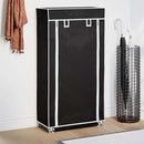 Sko sorte belægning 58x28x106 cm