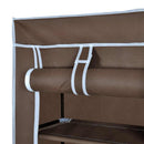 Skodækslet 162x57x29 cm brun