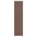 stofklædeskab med rum og stænger 45 x 150 x176 cm brun