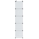 modulskab med 14 rum hvid 37x146x180,5 cm
