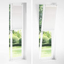 Plisserede blinde 60x200 cm hvid