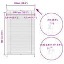 Plisserede blinde 90x150 cm hvid