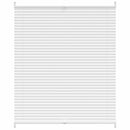 Plisseret blind 100x125 cm hvid