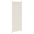 Plisseret blind 50x100 cm creme