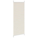 Plisseret blind 50x100 cm creme