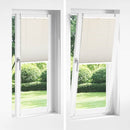 plisseret rullegardin 50 x 150 cm cremefarvet