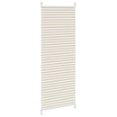 Plisseret blind 60x100 cm creme