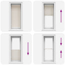 Plisseret blind 60x100 cm creme